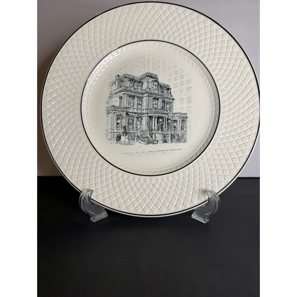 Spode Mansard Copeland Union League Philadelphia Plate 1862–1962 10.75"